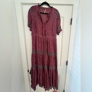 Free people long Maxie tiered dress. Wore maybe 4-5 times.